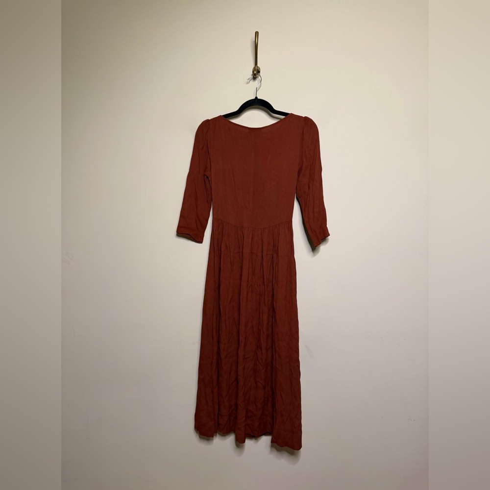 Reformation Adair Dress in Fig Jam - Picture 7 of 7